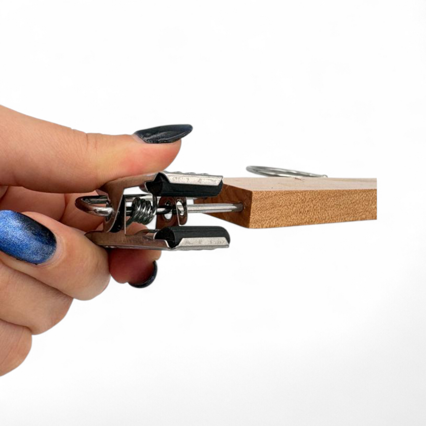 Wooden Pants Hanger with Clips – Adjustable Skirt & Trouser Hanger