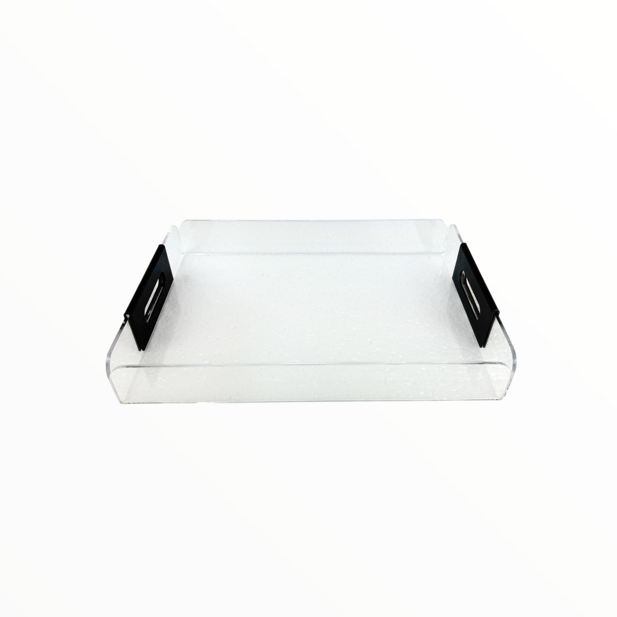 Transparent Acrylic Serving Tray with Handles – Modern Multipurpose Tray