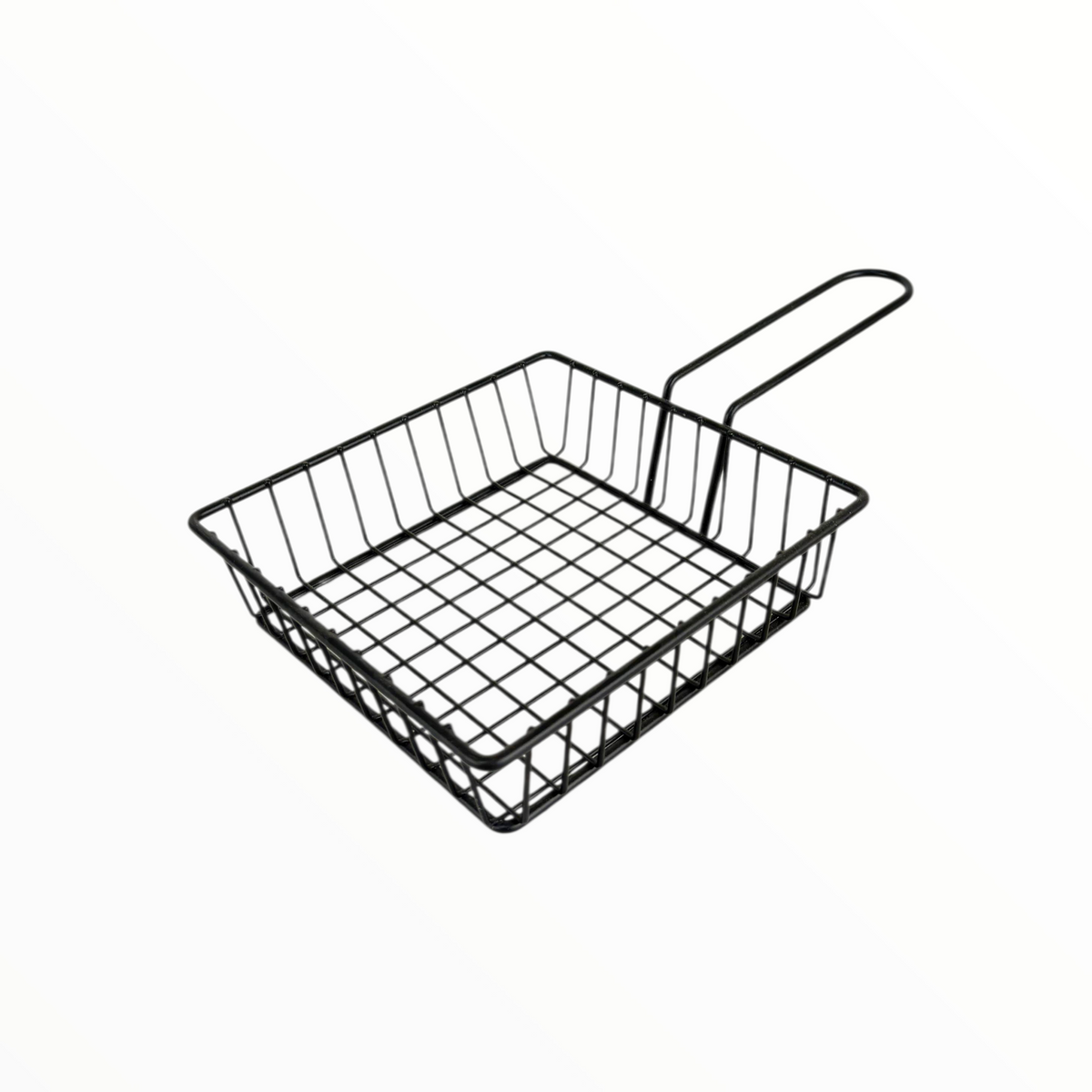 Black Metal Wire Storage Basket – Multipurpose Fruit, Bread & Organizer Basket