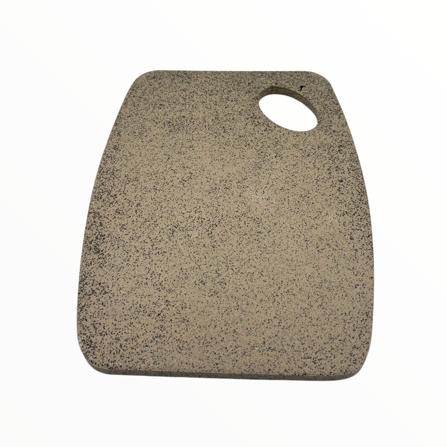 Beige Speckled Cutting Board with Handle – Stone-Effect Kitchen Board