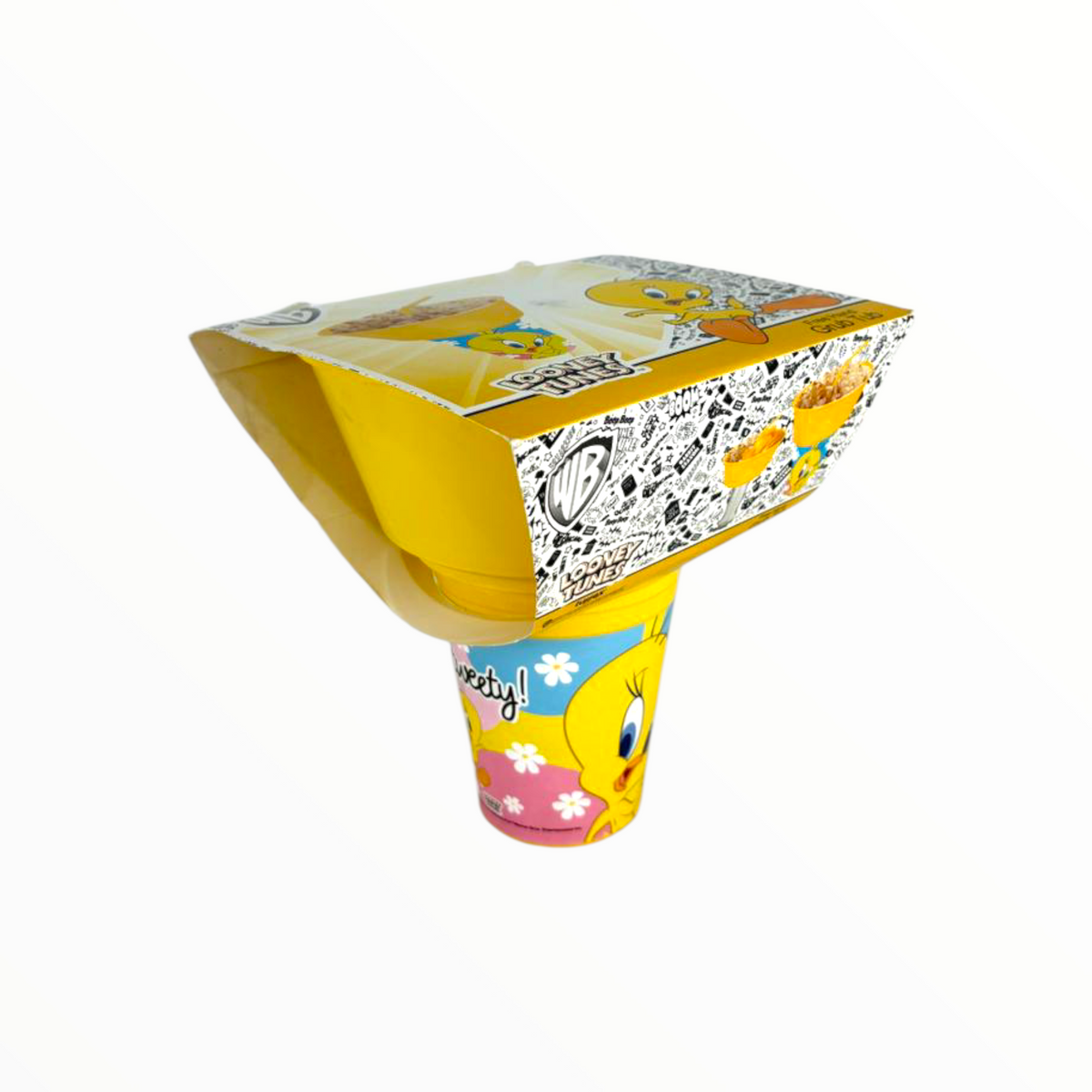 Tweety Kids Plastic Snack & Popcorn Bowl – Fun Cartoon Design Serving Cup