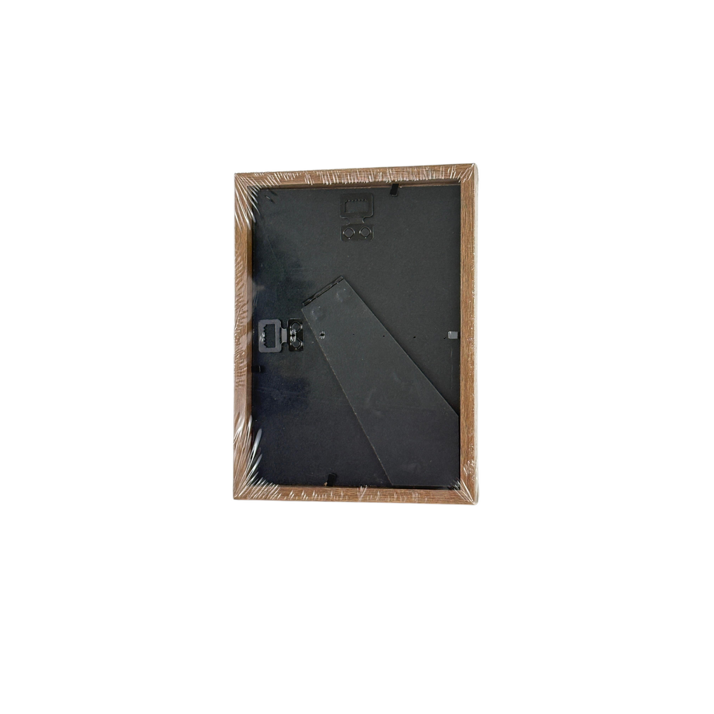 Inspirational Wooden Photo Frame with Quote Prints – Rustic Home Décor Frame 4×6"