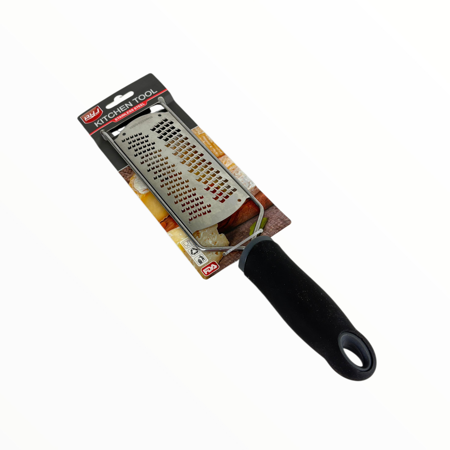 Stainless Steel Cheese Grater with Handle – Kitchen Grating Tool