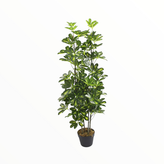 Artificial Indoor Floor Plant – Realistic Green Decorative Tree schefflera 120cm