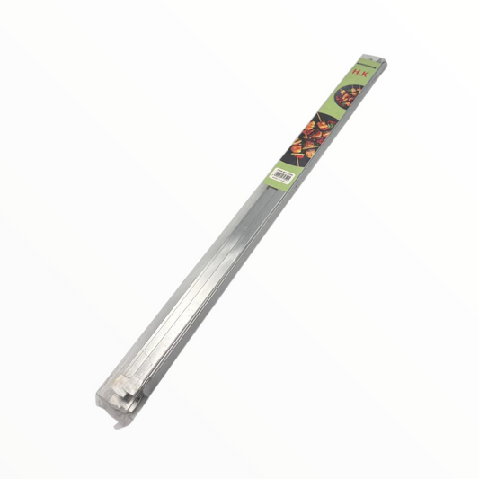 BBQ Skewers Set – Stainless Steel Grill Skewers (12 Pieces)