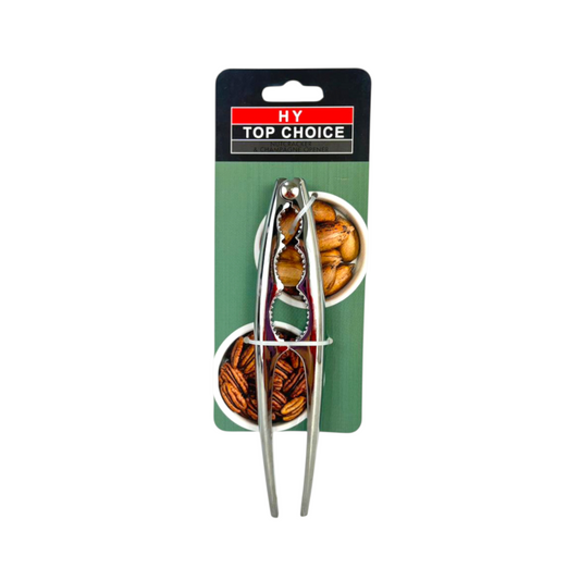 Heavy-Duty Metal Nutcracker – Strong Grip Nut Cracker for Walnuts, Pecans & Almonds