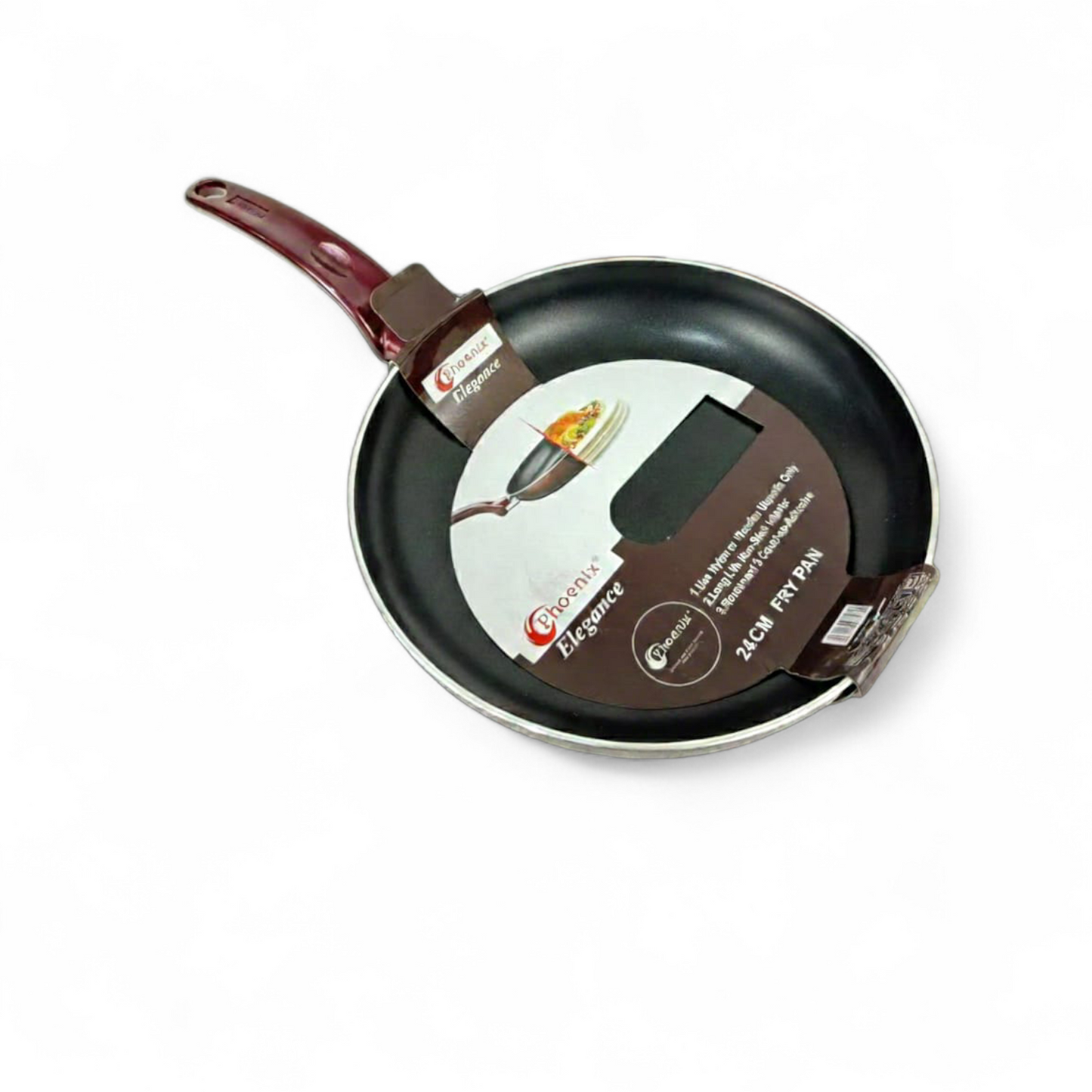 24cm Non-Stick Frying Pan with Heat-Resistant Handle – Phoenix Elegance Series