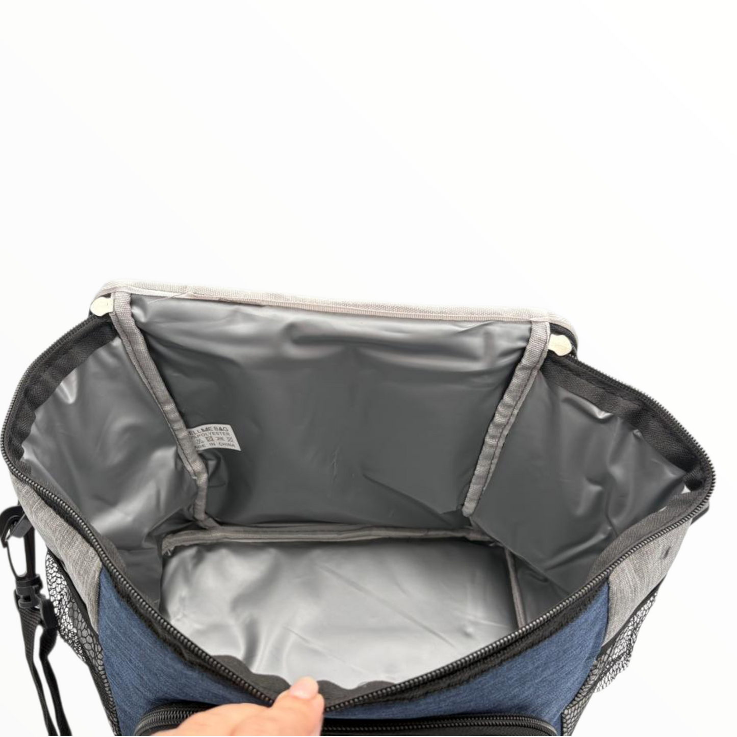 Navy Blue Insulated Lunch Cooler – Thermal Meal Storage Bag