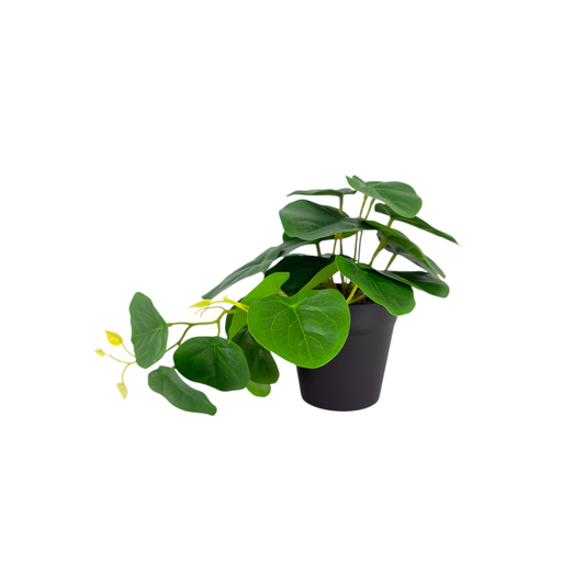 Artificial Greenery Arrangement in round Pot – Mixed Faux Plants & Succulents Decoration