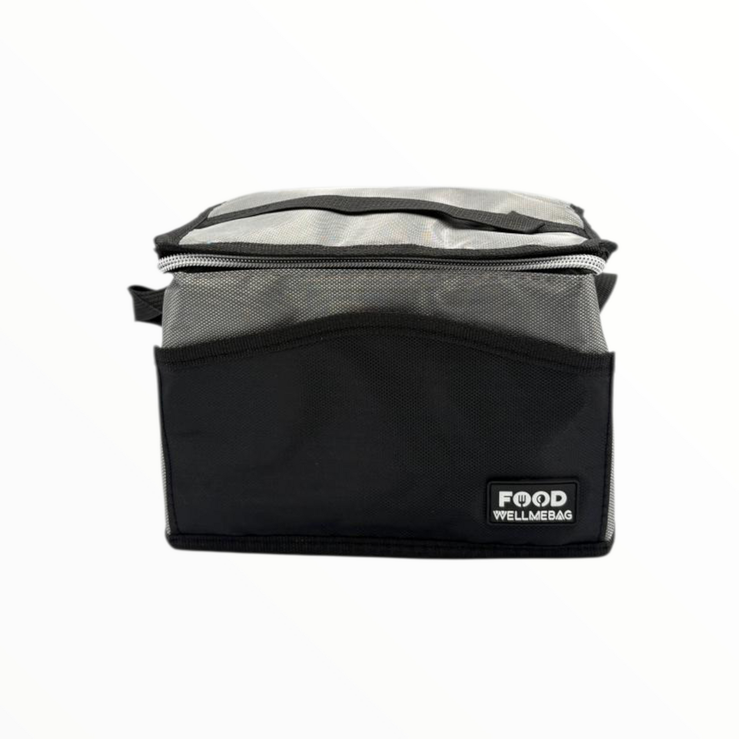 Insulated Lunch Cooler Bag Grey & Black – Multi Pocket Design
