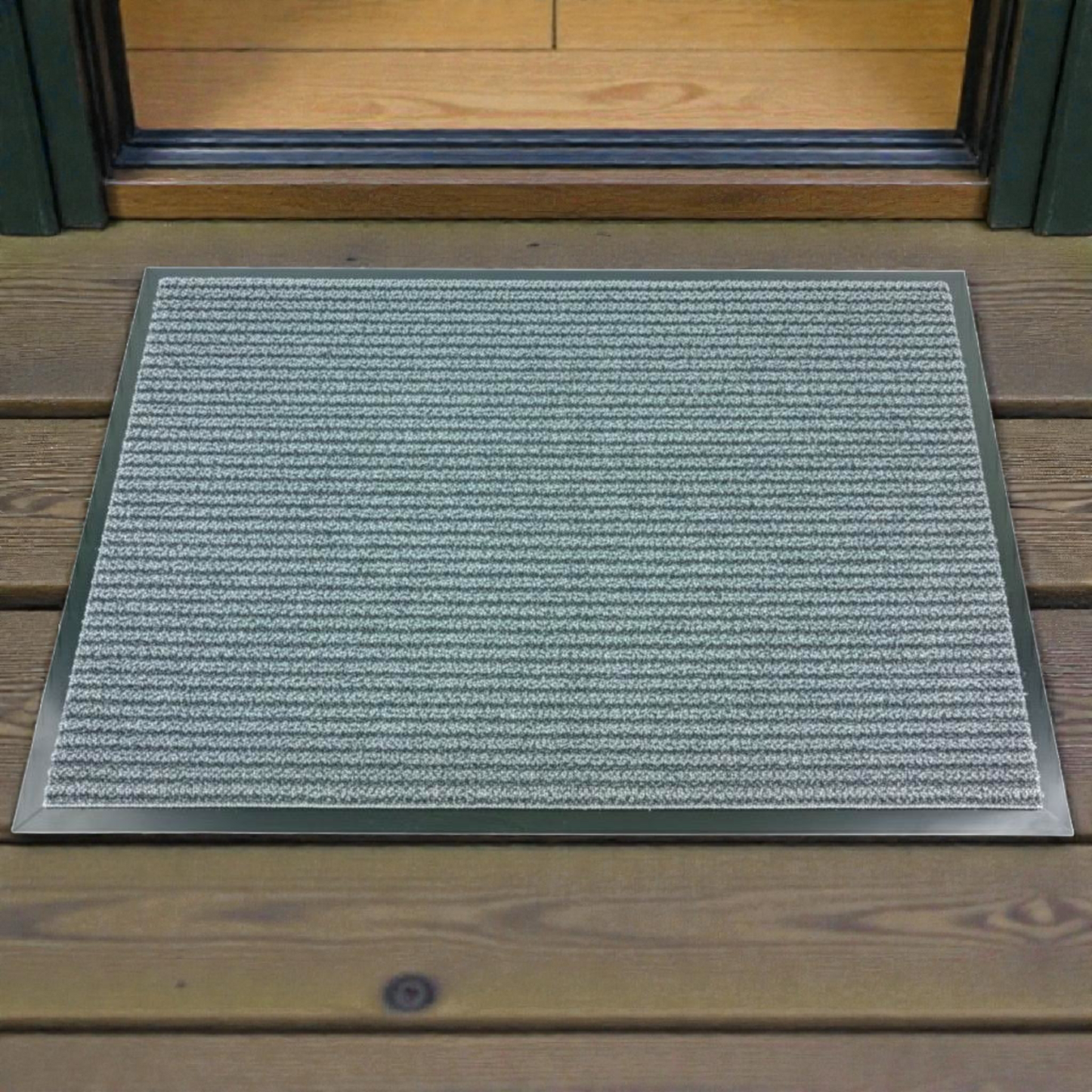 Grey Anti-Slip Entrance Doormat – Heavy-Duty Dirt Trapper Mat for Home & Office70x150cm