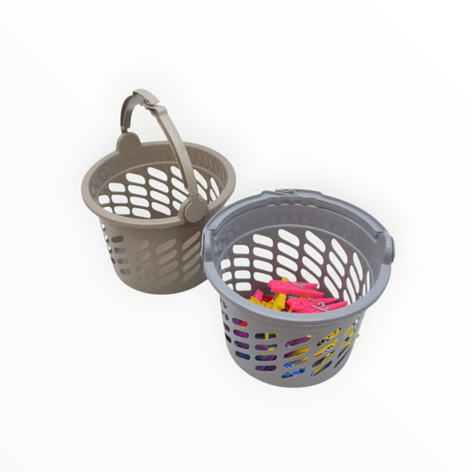 Plastic Storage Baskets with Handles – Multi-Purpose Organizer Bins