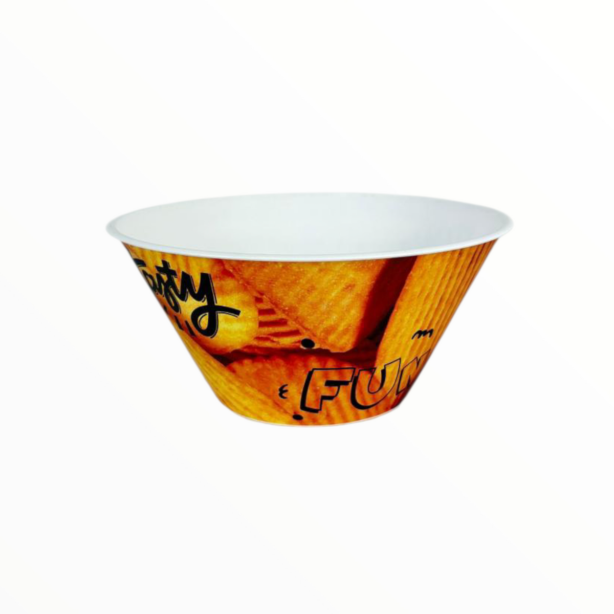 Fun Snack Plastic Bowl – Colorful Chips & Party Serving Bowl