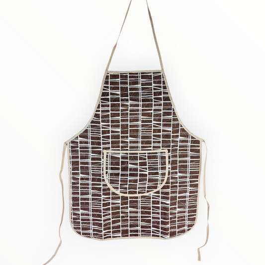 Cotton Kitchen Apron with Front Pocket – Adjustable Cooking & Baking Apron