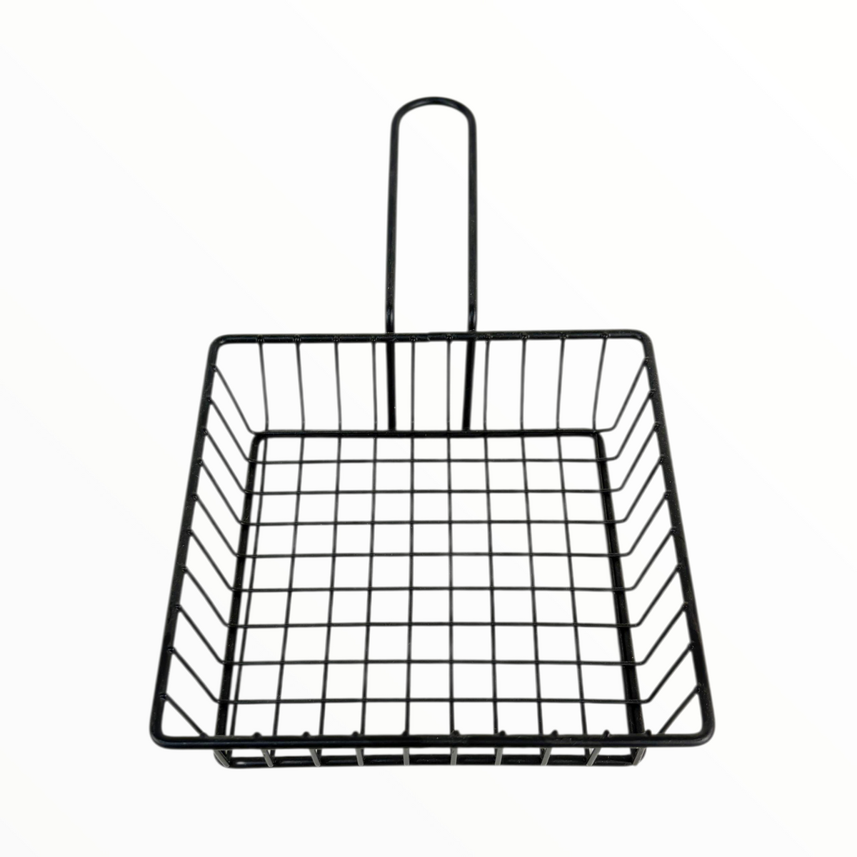 Black Metal Wire Storage Basket – Multipurpose Fruit, Bread & Organizer Basket