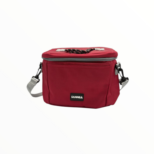 Red Insulated Lunch Bag – Compact Thermal Food Carrier