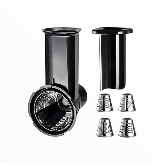 Dorsch Stand Mixer Food Processor Attachment with Stainless Steel Grater Cones
